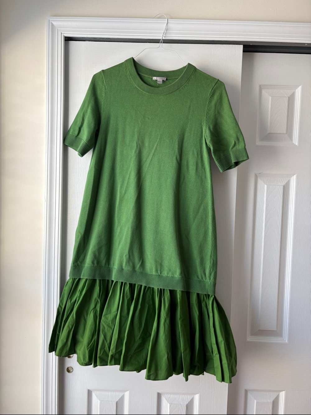 COS Short Sleeve Knit Drop-Waist Dress